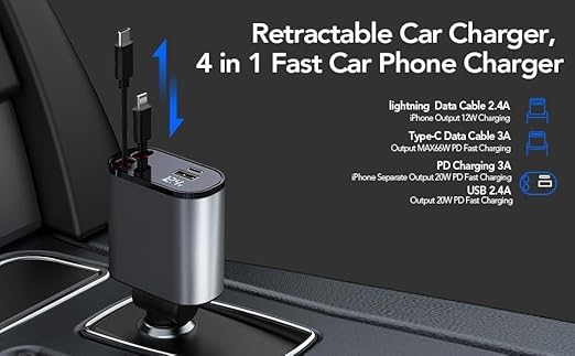Retractable Car Charger