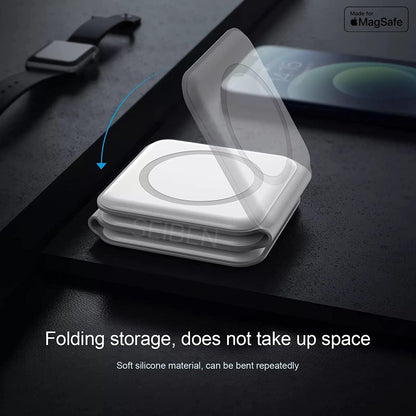 3 in 1 Magnetic Foldable MagSafe compatible Wireless Charger